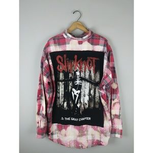 Upcycled Slipknot flannel